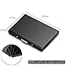 DMFLY Black Stainless Steel RFID Credit Card Holder Credit Card Wallet Protector RFID Metal Credit Card Case for Women and Men, Keep Cards Safe and Clean