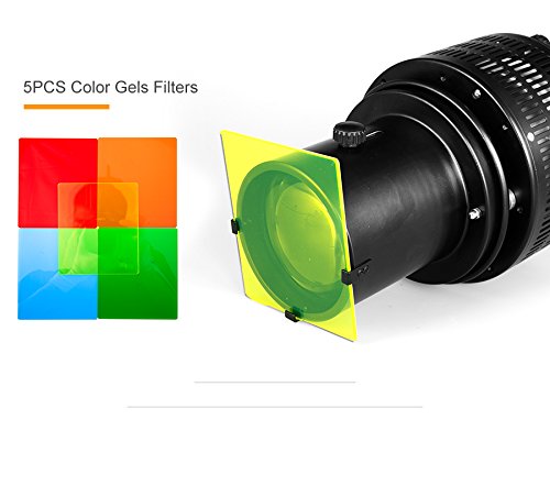 OPENCLOUD Bowens Mount Conical Optical Focalize Condenser Art Special Effects Shaped Beam Light CylinderLight Cylinder - Thumbnail 6