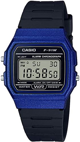 Casio Unisex Grey Dial Resin Band Watch F-91WM-2AEF price in