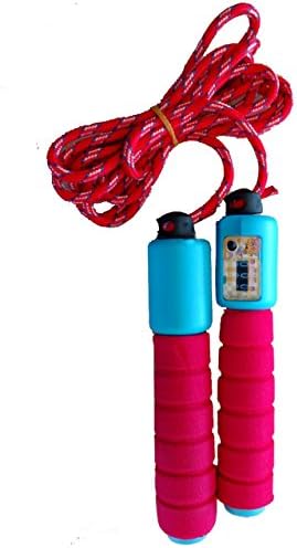 iConnect World Skipping Jump Rope with Counter for Children Kids Students Boys Girls Teens Color May Vary