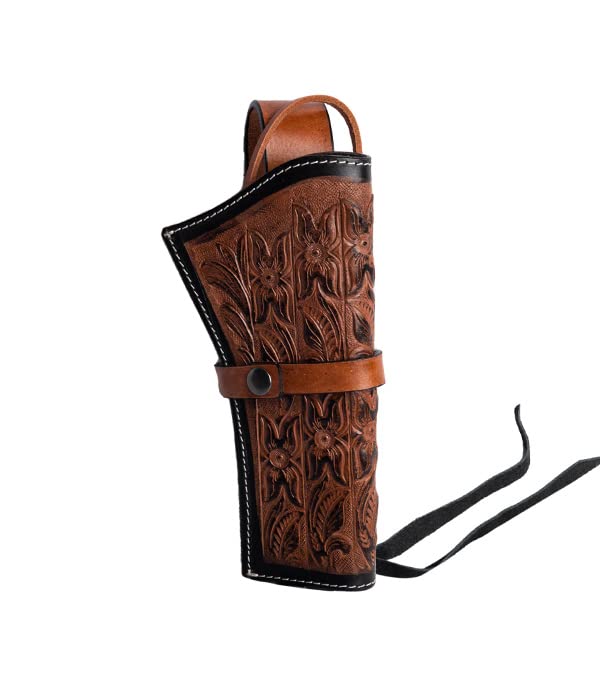 Hulara Leather Western Gun Holster Heritage Rough Rider .Colt SAA Wrangler Single Six Vaquero Uberti Cattleman Cowboy Holsters for 4.75" and 5.5" Barrel Revolvers Heritage Holster