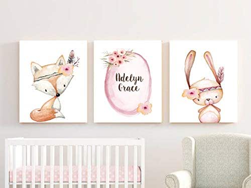 boho woodland baby girl nursery