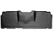 WeatherTech Floorliners, Rear, Black, Dodge Ram Mega Cab 2006 - 2008 (440123)