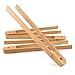 All Natural Bamboo Toast Tong by Elemental Home - 100% Natural, Eco-Friendly, Non-Toxic, and Safe 12 Inch Bamboo Tong, Dont Burn Your Fingers on the Toaster! (4-Pack)