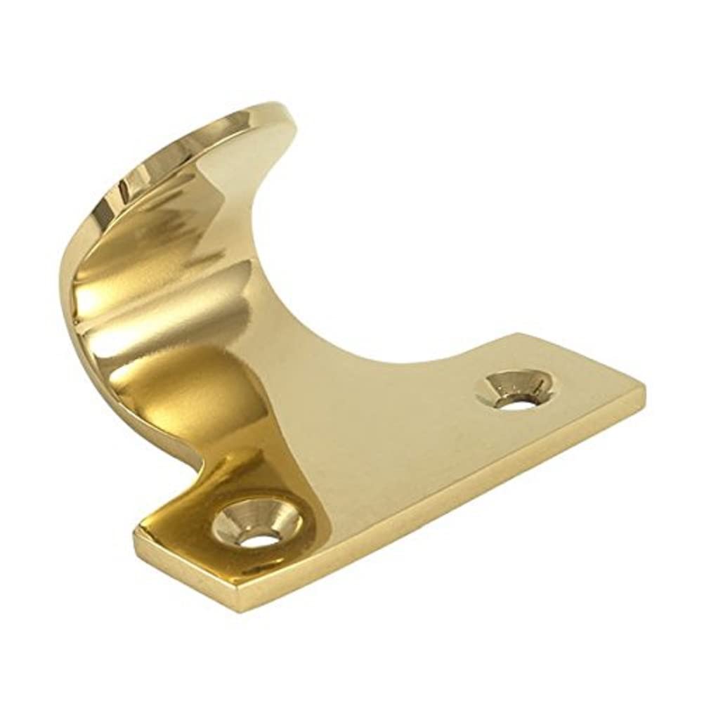 Merriway BH01897 (2 Pcs) Sliding Sash Window Lift, Polished Solid Brass - Pack of 2 Pieces