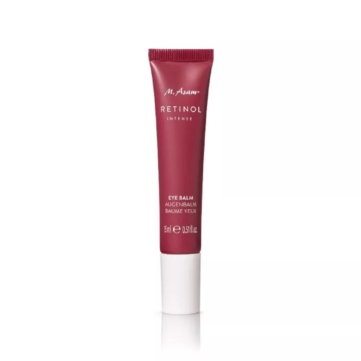 M. Asam RETINOL INTENSE Eye Balm (30ml) - hyaluronic acid has an immediate plumping effect, visibly uncrumples the eye area, skin-firming & regenerating effect - also suitable for the lips