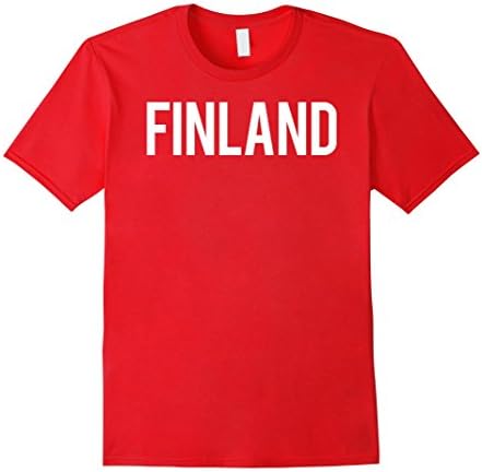 Mens Finland T Shirt Cool finn finnish fan funny cheap gift tee Medium Red