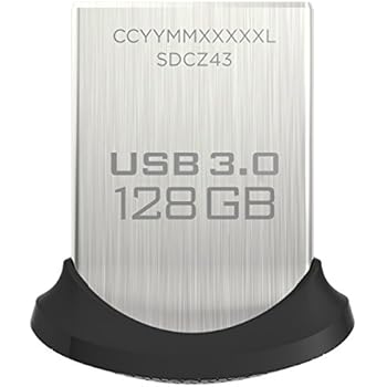 SanDisk Ultra Fit 128GB USB 3.0 Flash Drive (SDCZ43-128G-GAM46) [Newest Version]