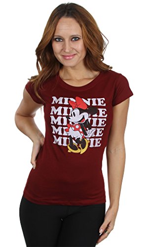 Mickey & Minnie Mouse Print Junior T-Shirt