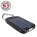 Revive Solar Charger 6000mAh Outdoor Portable Charger Solar Power Bank 2.1A USB External Battery Power Pack with LED Flashlight & Carabiner Clip for Apple iPhone, Samsung, Pixel (DC5V/1000mA Input)