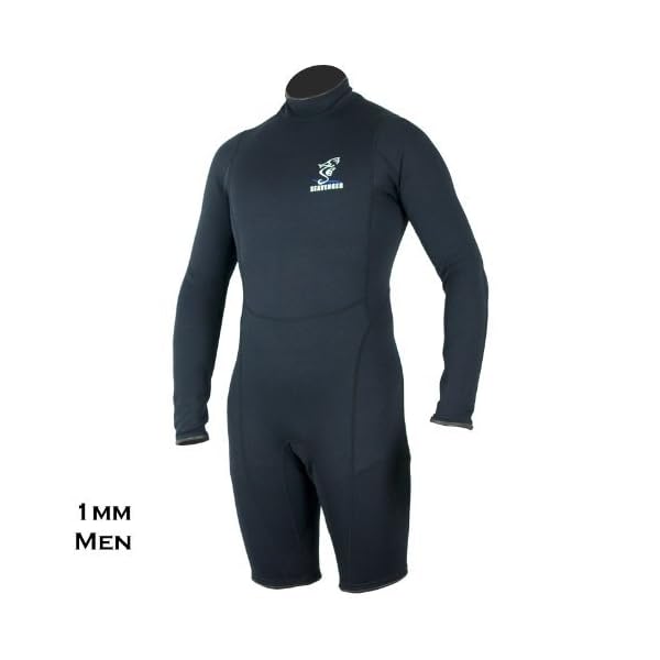 SEAVENGER-Exclusive-Unique-1MM-Long-Sleeve-Shorty-Good-for-Surfing-Diving-and-Snorkeling-in-Tropics