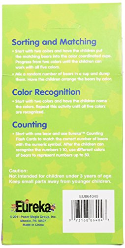 50 Counting Bears with 5 Cups