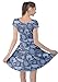 CowCow Womens Summer Dress Whales Marine Ocean Shark Octopus Crab Penguins Sea Animal Short Sleeve Dress, XS-5XL