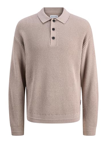 JACK & JONES Male Gestricktes Polo Einfarbig Gestricktes Polo