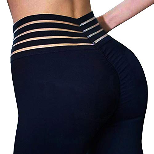 YANG-YI Women Yoga Pants High Waist Legging Sweatpants Fitness Slim Stretch Leggings Cycling Tights