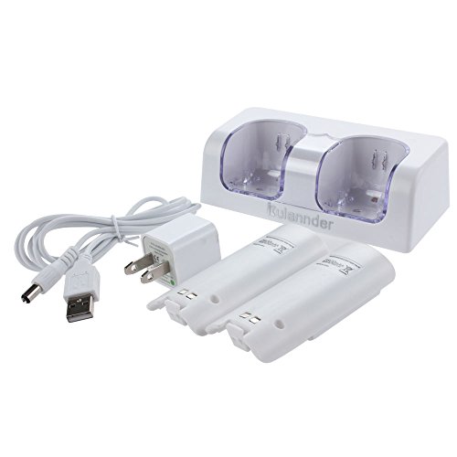 Kulannder-Wii-remote-battery-chargerFree-USB-Wall-Chargerlengthened-cord-Dual-Charging-Station-Dock-with-Two-Rechargeable-capacity-Increased-Batteries-for-Wii-Wii-U-Game-Remote-Controller-White