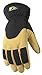 Men's Insulated Winter Gloves with Synthetic Leather Palm, Large (Wells Lamont 7092L),Saddle Tan