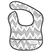 Bumkins Waterproof Starter Bib, Gray Chevron (4-9 Months)