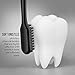 Charcoal Black Toothbrush [Gentle Soft] Slim Teeth Head Whitening Brush for Adults & Children [Family Pack] - Ultra Soft Medium Tip Bristles