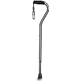 Hugo Mobility Aid Adjustable Walking Cane with Offset Handle and Foam Grip, Bronze