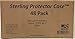 Sterling Protector Case Model 17201 Mainline 48 Pack for Hot Wheels & Matchbox Diecast, Fits Card Size 6.5 x 4.25 inches Durable Acid-Free Clear Storage Clamshell