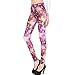 Women Galaxy Purple 3D Pants Sports Jogging Warm Sweatpants Joggers