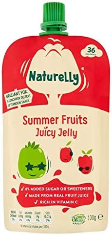 Naturelly Jelly Juice Summer Fruits Pouch 100g