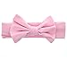 Baby Girl Elastic Headbands Newborn Toddler Hairbands Bows Children Soft Headwrap Hair Accessories (A-mixed color set-10pcs, cotton)