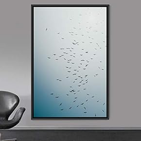 signwin Framed Canvas Wall Art Flock of Birds...