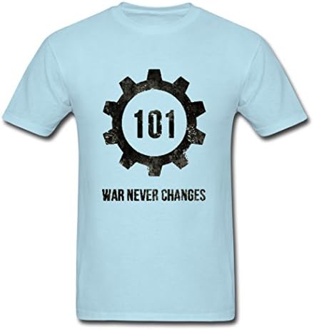 Fall Out War Never Changes Bangie Crazy Sales Men's T Shirt Sky blue Medium