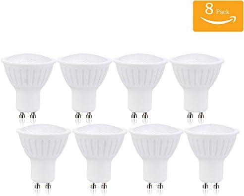 Small Frog LED GU10 Dimmable 7 Watt Replace 70 Watt GU10 Halogen Bulb 5000K Daylight White 120V 700LM, 8 Pack