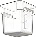 CFS 10721AF07 StorPlus Square Container Only, Polycarbonate, 4 Quart, Purple