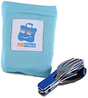 Pocket Blanket by MRproduct – Small, Lightweight, All Weather, Compact Size (59 x 55 Inches) Sheet – Portable, Multi-Use for Travel, Picnic Blanket or Beach Blanket – FREE Folding Cutlery