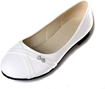 Aisun Women's Comfy Rhinestones Pointed Toe Slip On Loafer Flats Shoes