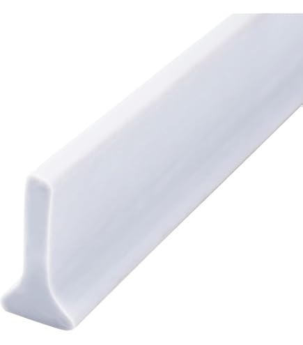 Duzzy 67 Inch Collapsible Shower Water Dam – Self-Adhesive Threshold Barrier For Wet & Dry Separation