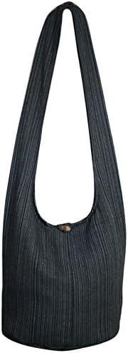 Tonka Cotton Crossboy Bags Hobo Bags Shoulder Bags Purs Black