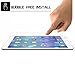 AVAWO Tempered Glass Screen Protector for New iPad 9.7 2018 / iPad 9.7 2017 / iPad Air 2 / iPad Air Glass Screen Protector/Apple Pencil Compatible / 2.5D Round Edge/Scratch Resistant