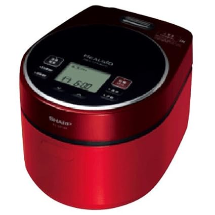 Amazon Com Sharp Herushio Rice Cookers 2mm Iron Kettle Type Red
