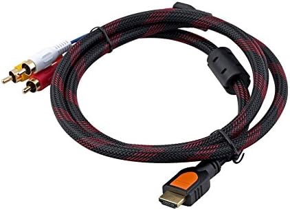 5ft HDMI Male to RCA Video Audio AV Cable Adapter for PS3 PS4 Xbox One Wii GO