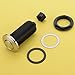 SINKINGDOM Garbage Disposal SinkTop Air Switch Kit with Long Button,Brass Made Cover,Brushed Nickel