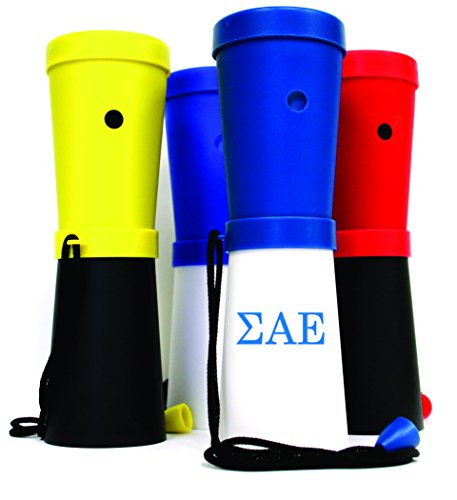 Storus SuperHorn, Loud Breath Powered Horn For Safety, Sports, Parties, Camping And More, Yellow And Black, 6.75 Inches Long 1 pc