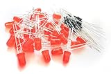 microtivity IL111 5mm Diffused Red LED w/ Resistors (Pack of 30)