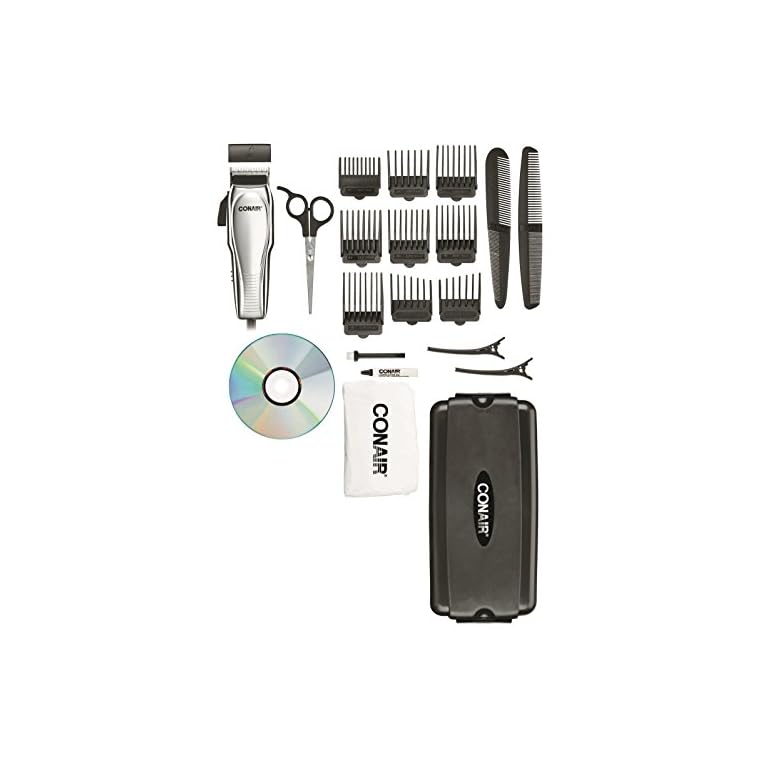 Conair Chrome Custom Haircut Kit 21-Piece