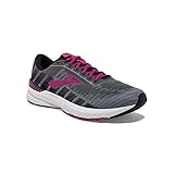 Brooks Womens Ravenna 10 Running Shoe - Ebony/Black/Wild Aster - B - 9.5