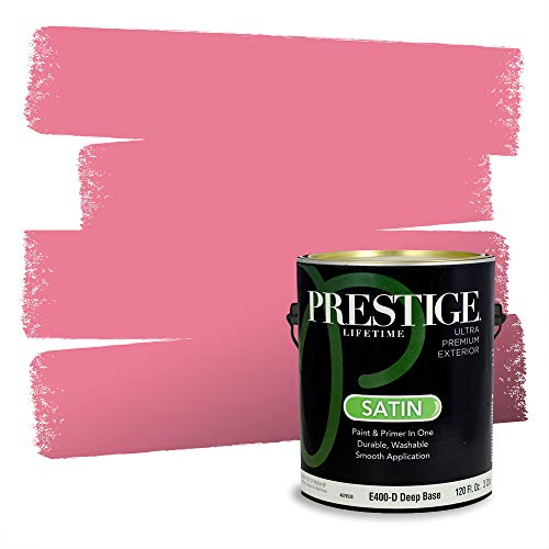 PRESTIGE Paints Exterior Paint and Primer In One, 1-Gallon, Satin, Comparable M…