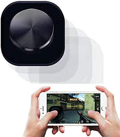 Mobile Joystick, Tumao Fling Mini Analog Joystick Click &amp; Slide Game Rocker Joypad Funny Game Controller for Touch Screen Phone &amp; Pad (Black 1)