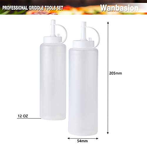Wanbasion GP-81007 7 Pieces Professional Grill Griddle Accessories Scraper BBQ Tool Kit - Heavy Duty Stainless Steel Spatula Turner Set - Great for Flat Top Cooking Camping Tailgating - Thumbnail 4