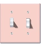 Blueangle Pink Bow Light Switch Plate – Decorative 1-Gang Wall Cover (4.53 X 2.76 Inch) – Unbreakable Thermoplastic