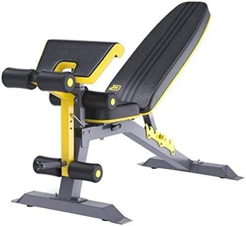 LAZ Adjustable Weight Bench Dumbbell Bench Fitness Chair Sit-ups Fitness Equipment Multi-Functional Aids Stool Sports Fitness Household Equipment