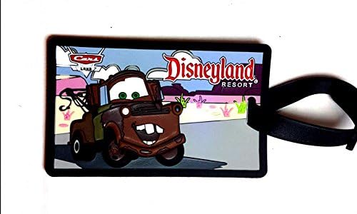 Disney Cars Luggage / Backpack / Id Tag - Tow Mater - Disneyland